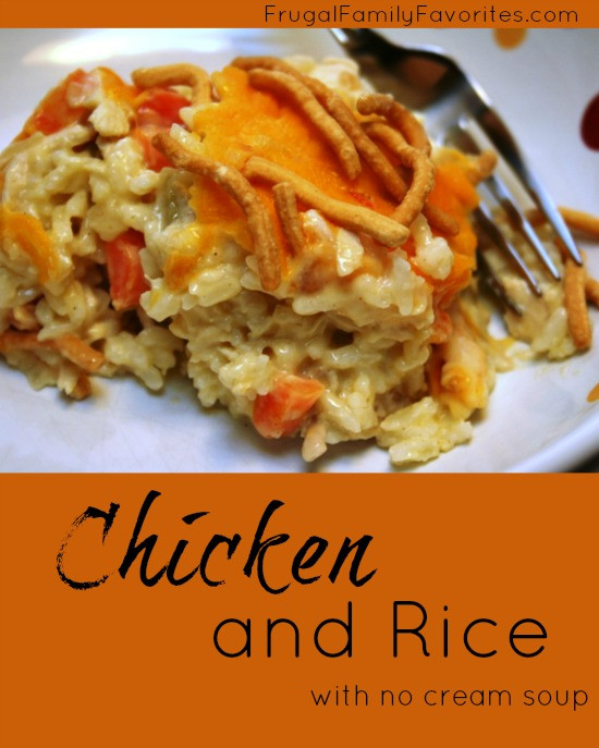 Chicken And Rice Casserole Without Soup
 Chicken and Rice without Cream of Soup