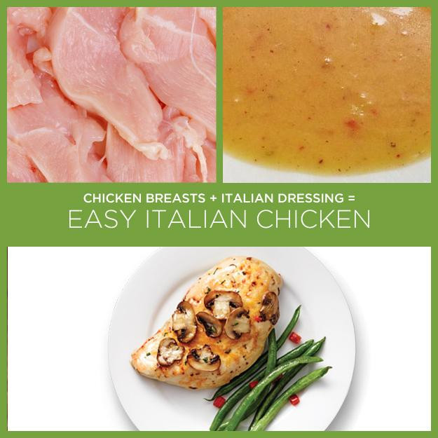 Chicken Breasts Italian Dressing
 34 Insanely Simple Two ingre nt Recipes by 🌸Tia H 🌸 Musely