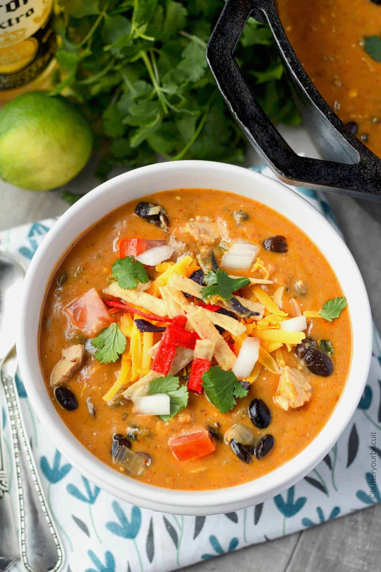 Chicken Enchilada Soup Chili'S
 Chicken Enchilada Soup Recipe Butter Your Biscuit