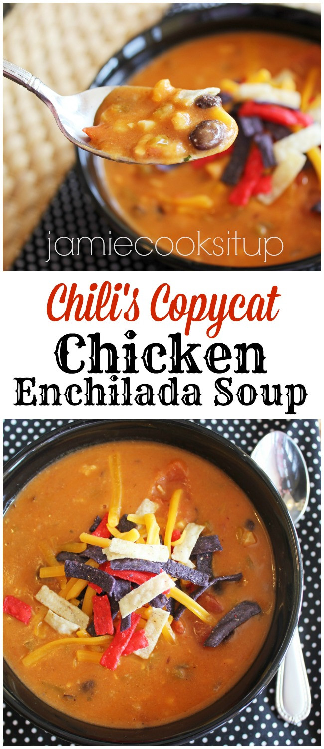 Chicken Enchilada Soup Chili'S
 Chili’s Copycat Chicken Enchilada Soup