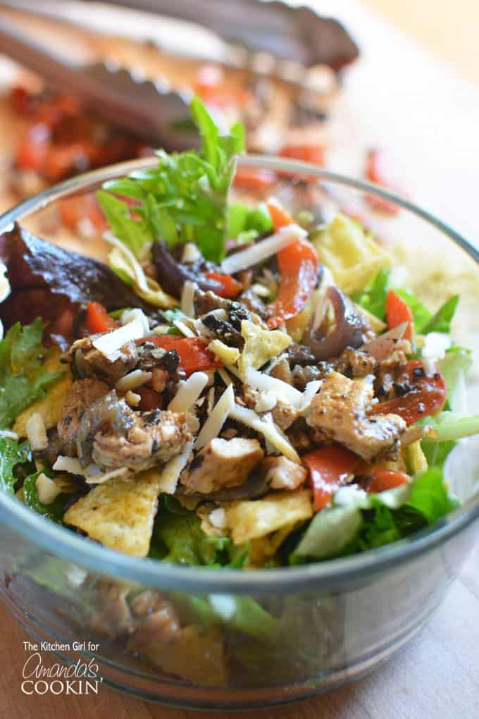 Chicken Fajita Salad
 Chicken Fajita Salad delicious salad inspired by chicken