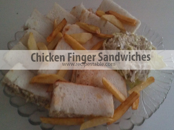 Chicken Finger Sandwiches
 Chicken Finger Sandwiches Recipe Recipestable