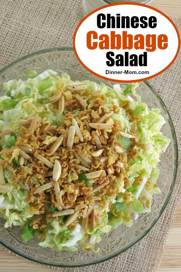 Chinese Cabbage Salad With Ramen Noodles
 Chinese Napa Cabbage Salad with a Crunchy Topping The