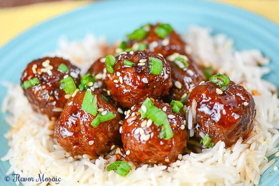 Chinese Meatballs Recipes
 Slow Cooker Asian Sesame Meatballs Flavor Mosaic