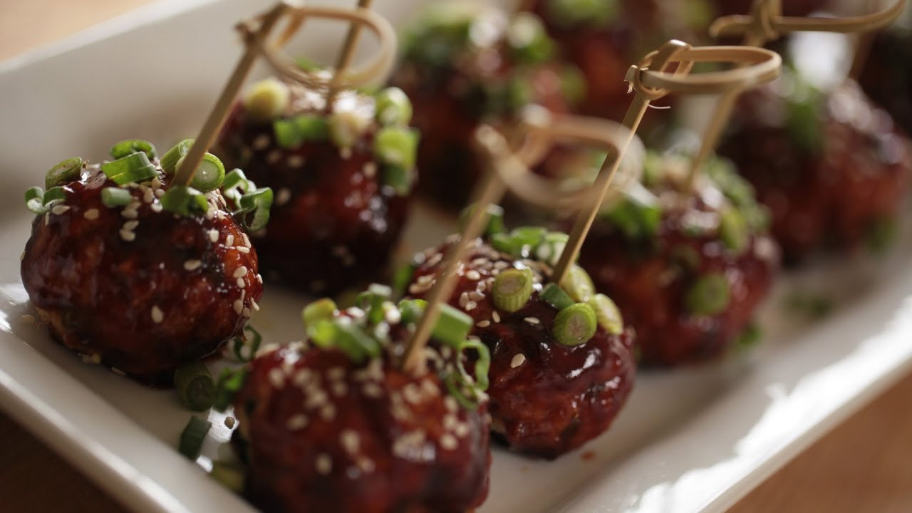 Chinese Meatballs Recipes
 Asian Chicken Meatballs Recipe KIN EATS