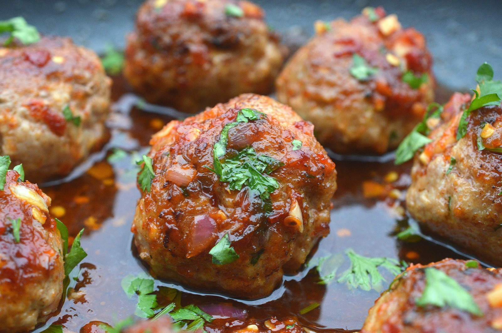 Chinese Meatballs Recipes
 Asian Pork Meatballs with Ginger Honey Sauce