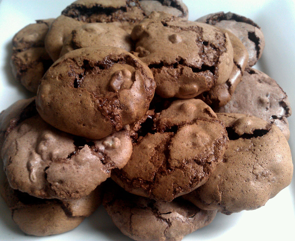 Chocolate Meringue Cookies
 Chocolate Meringue Cookies
