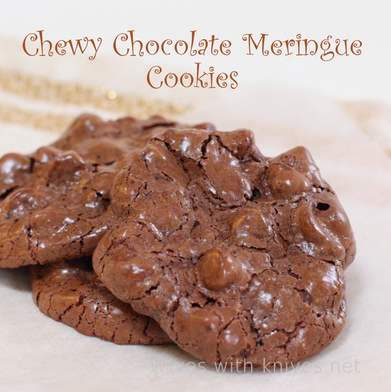 Chocolate Meringue Cookies
 Chewy Chocolate Meringue Cookies