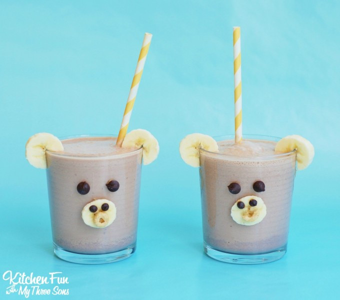 Chocolate Smoothies For Kids
 Chocolate Peanut Butter Banana Smoothie Monkey Kitchen