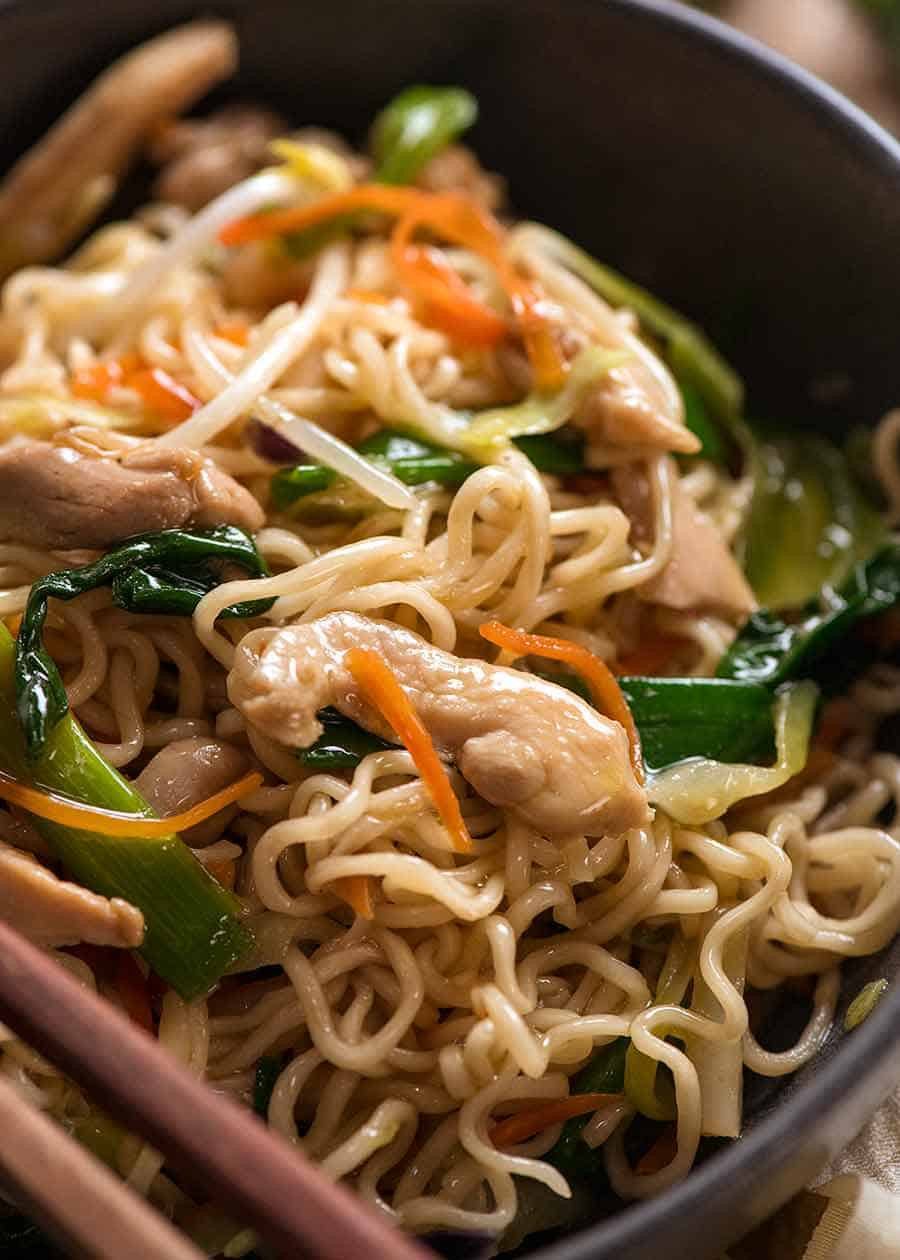 Chow Mein Noodles
 Chow Mein Ramen Noodles – The Cookbook Network