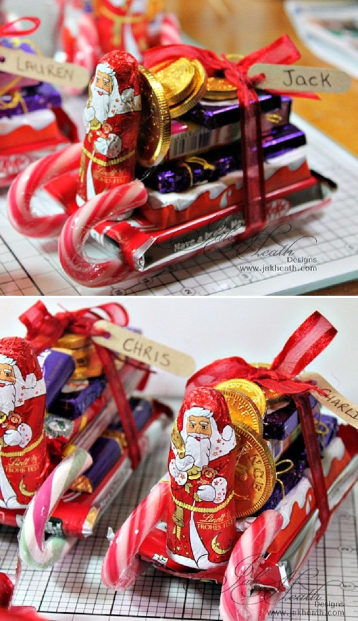 Christmas Candy Sleigh
 12 Wondrous DIY Candy Cane Sleigh Ideas That Will Leave