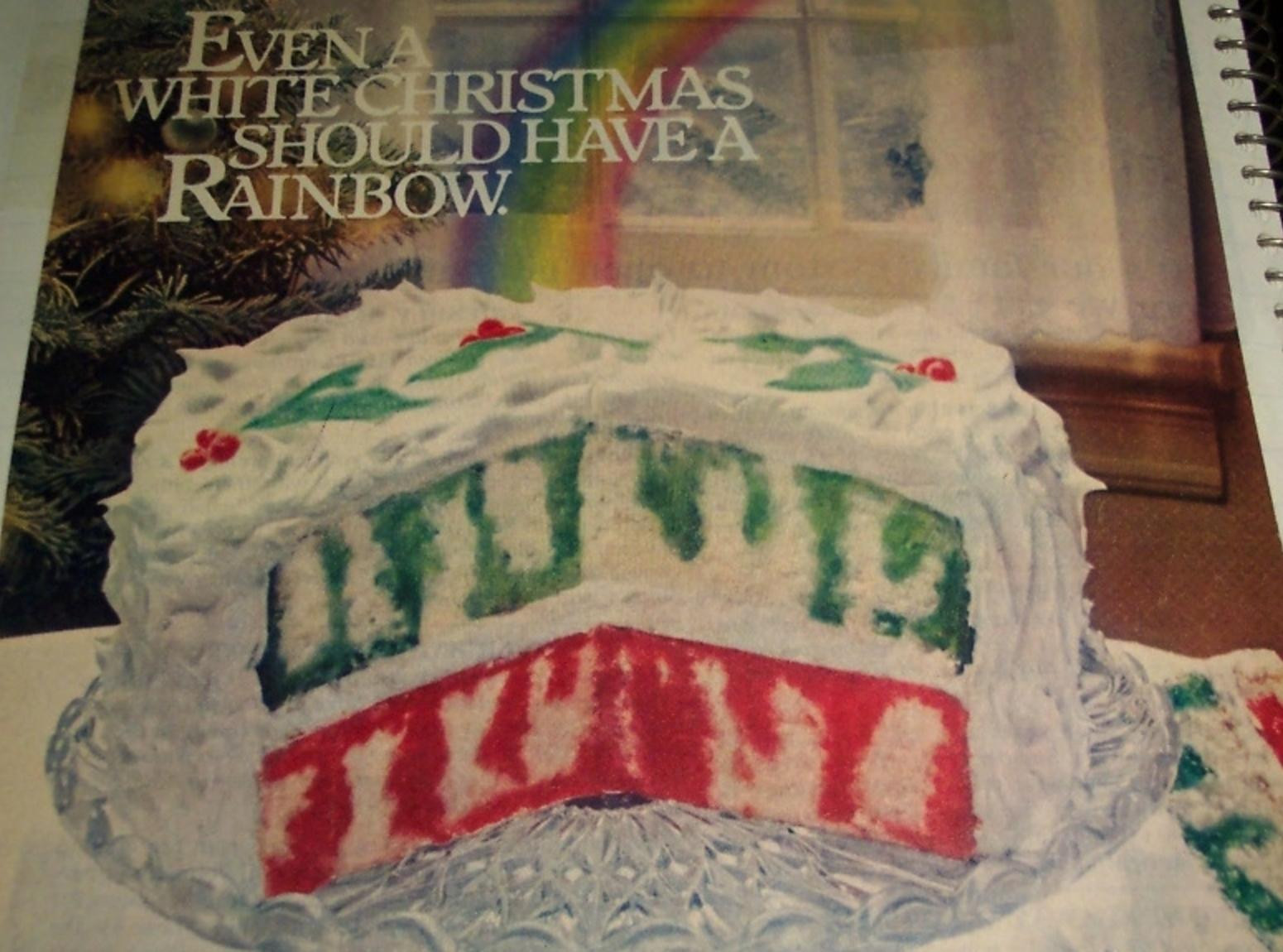 Christmas Poke Cakes
 CHRISTMAS RAINBOW JELL O POKE CAKE 1980 Recipe 1980