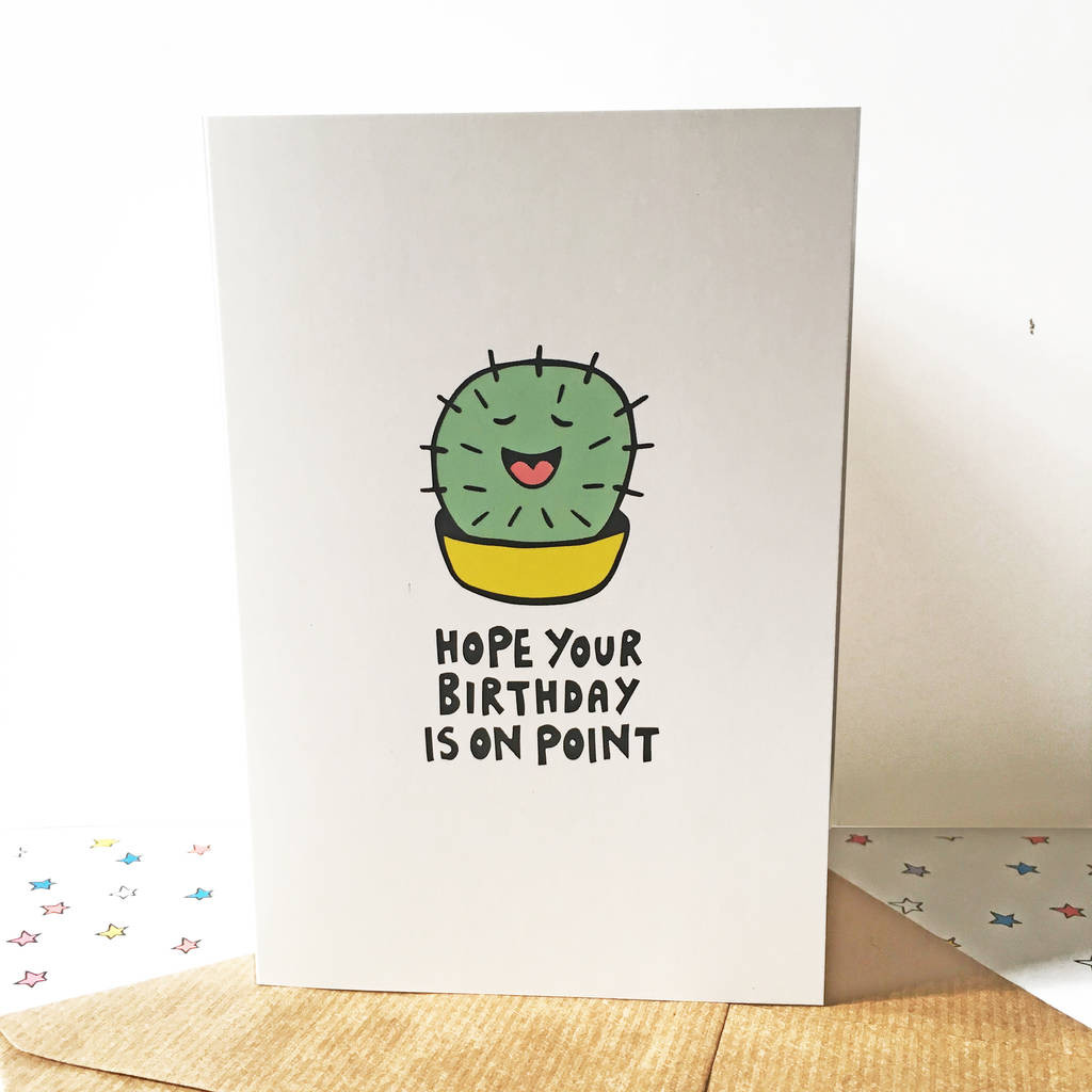 Cool Birthday Cards
 cactus birthday card cool birthday card by ladykerry