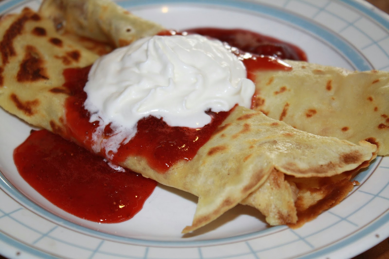 Cream Cheese Crepes
 Her Peculiar Life Strawberry & Cream Cheese Crepes