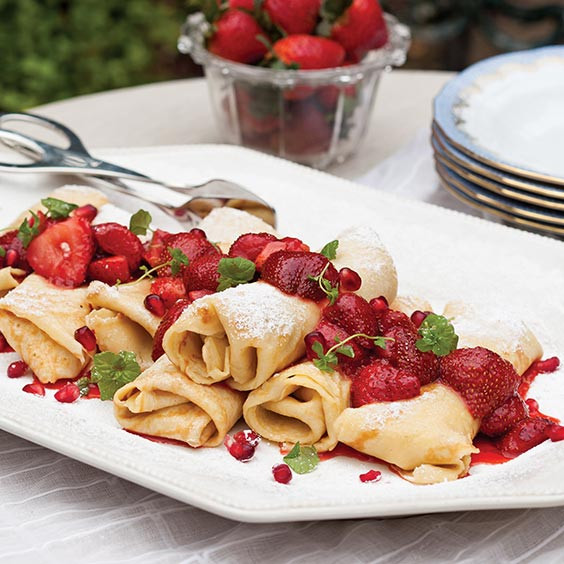 Cream Cheese Crepes
 Creole Cream Cheese Crêpes with Strawberry pote