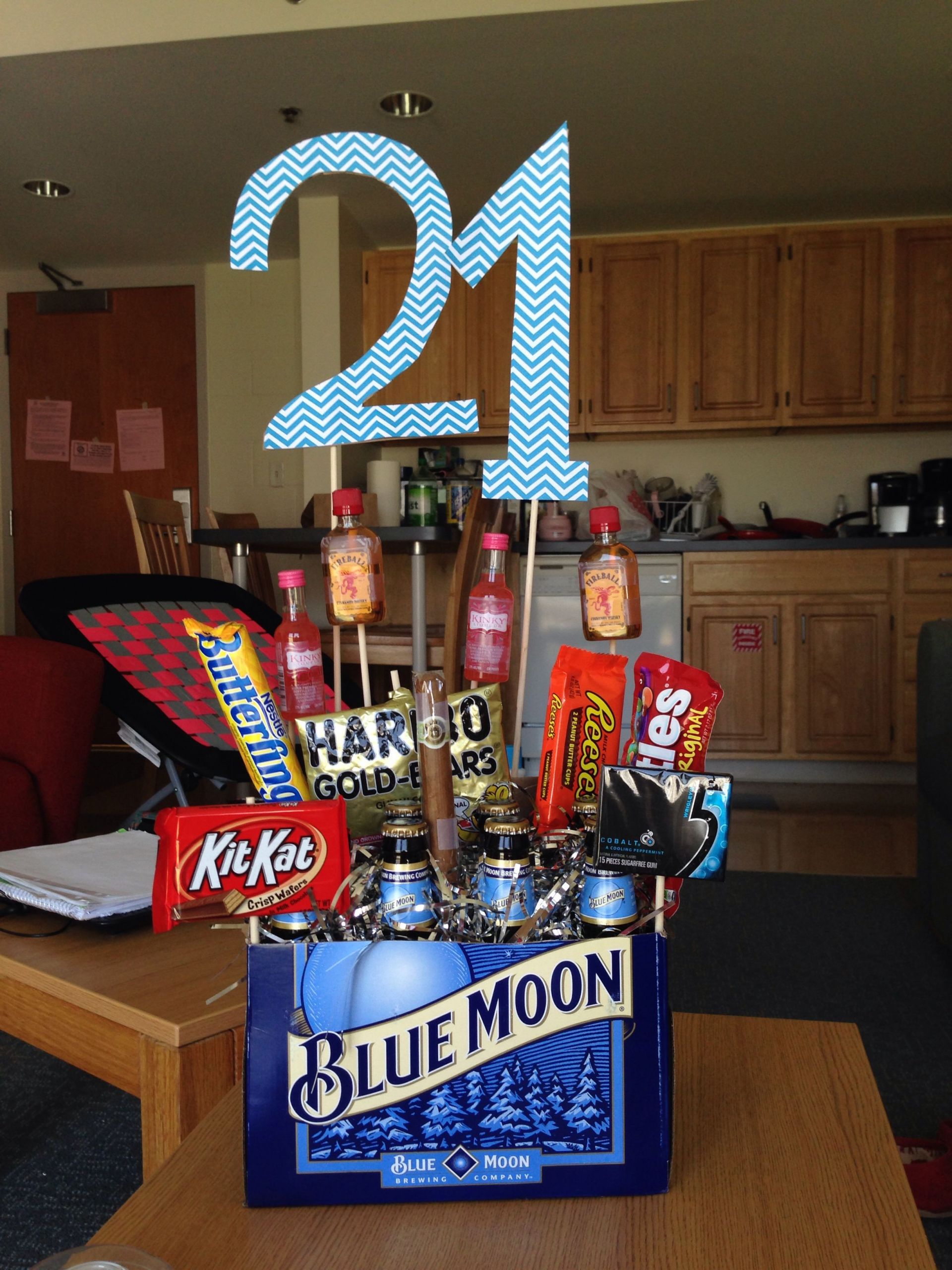 Creative 21St Birthday Gift Ideas For Him
 Can t believe hes 21 this year love this idea as