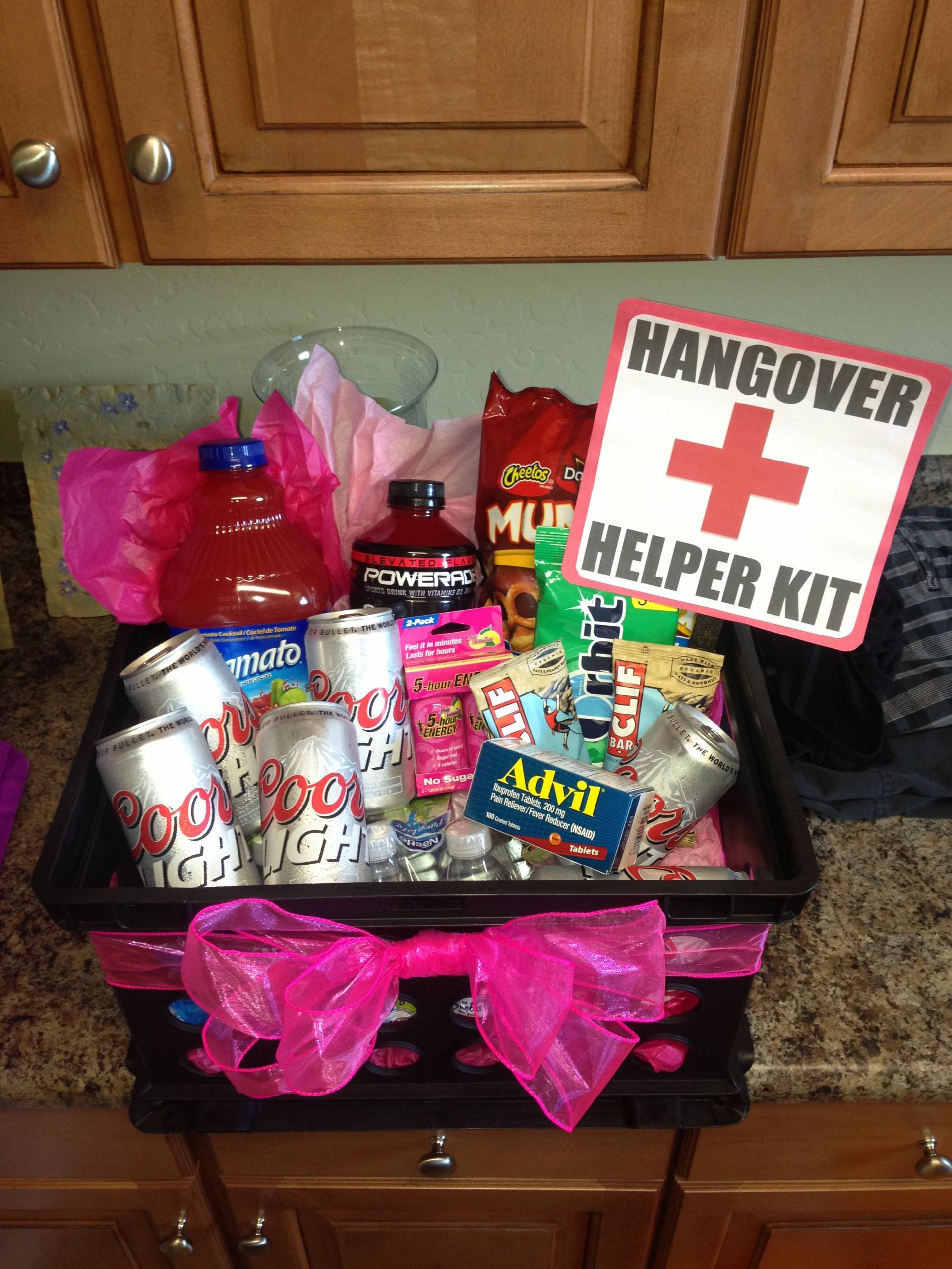 Creative 21St Birthday Gift Ideas For Him
 21st Birthday Hangover Recovery Kit
