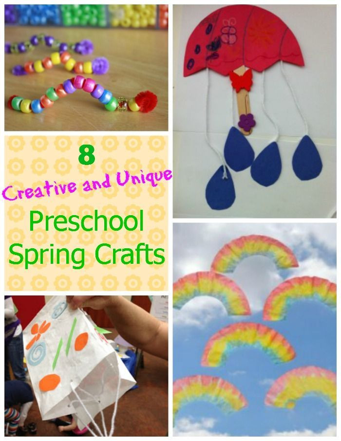 Creative Activities For Preschoolers
 8 Creative and Unique Preschool Spring Crafts