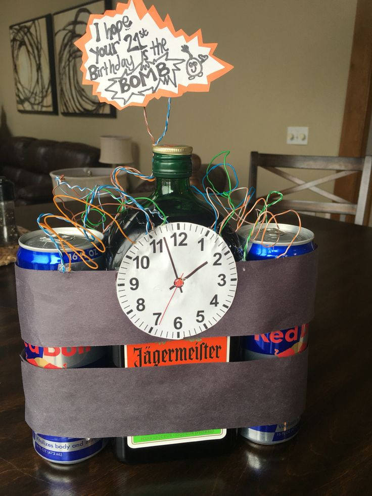 Creative Birthday Gift Ideas For Boyfriend
 Boyfriends 21st birthday idea Jäger s Creative