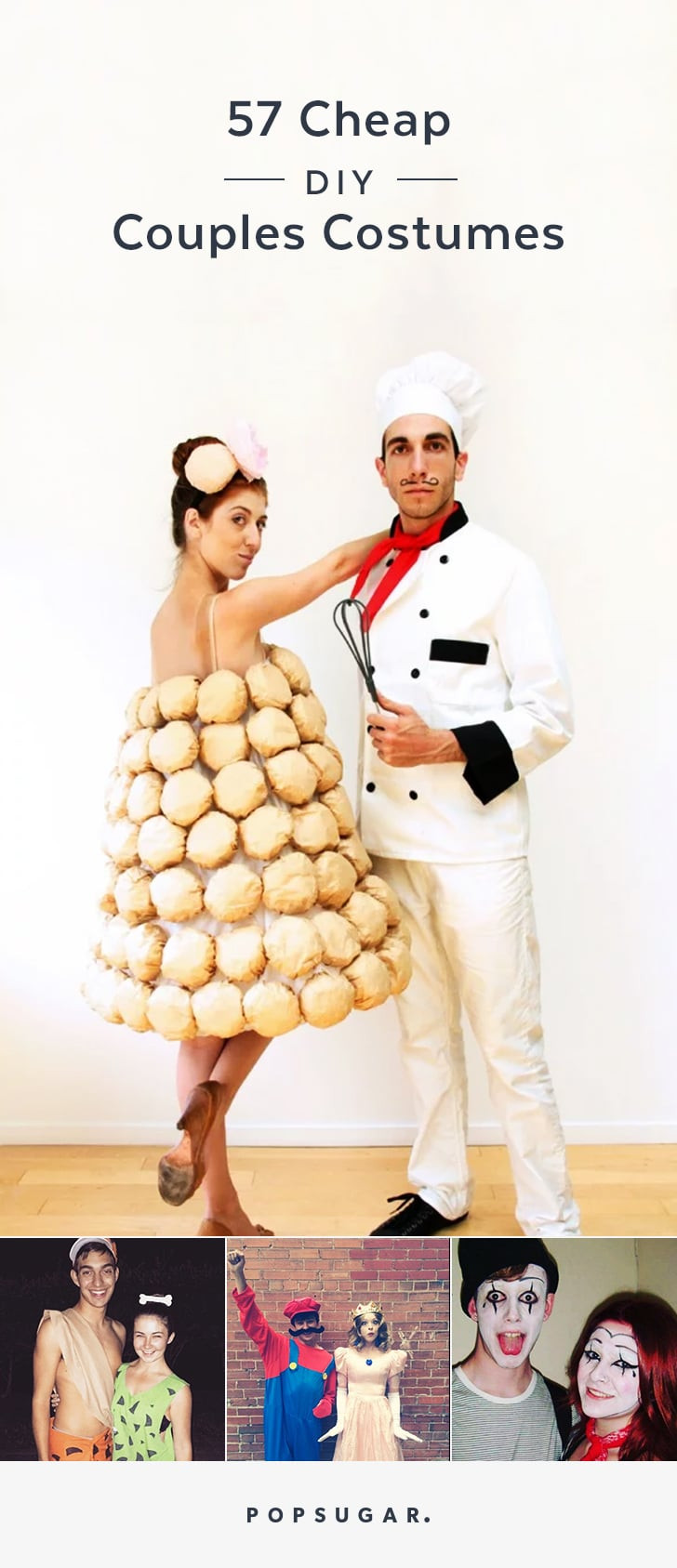 Creative DIY Halloween Costumes For Adults
 Pin it Cheap DIY Couples Halloween Costumes