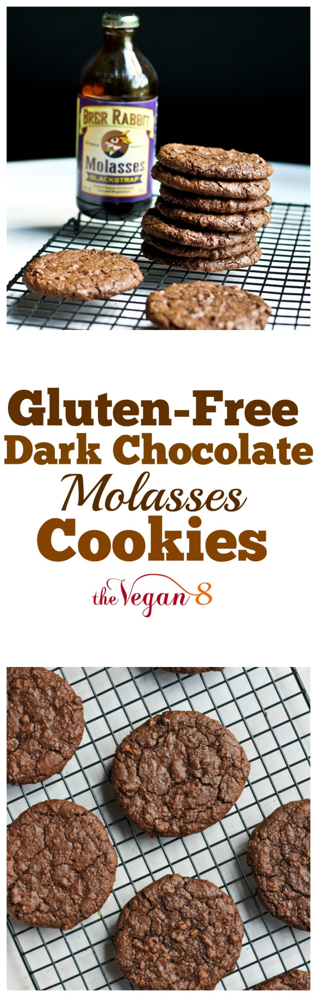 Dark Molasses Cookies
 Dark Chocolate Molasses Cookies The Vegan 8
