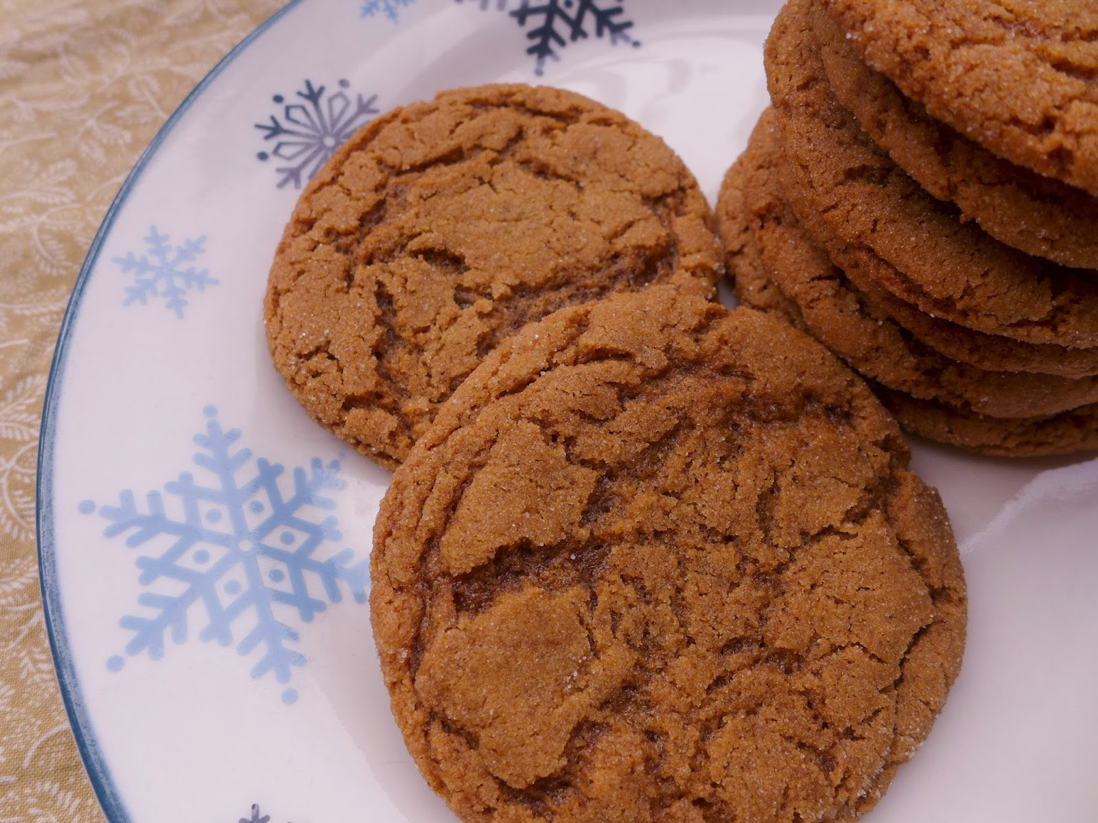 Dark Molasses Cookies
 Dimples & Delights Chewy Molasses Spice Cookies & Black s