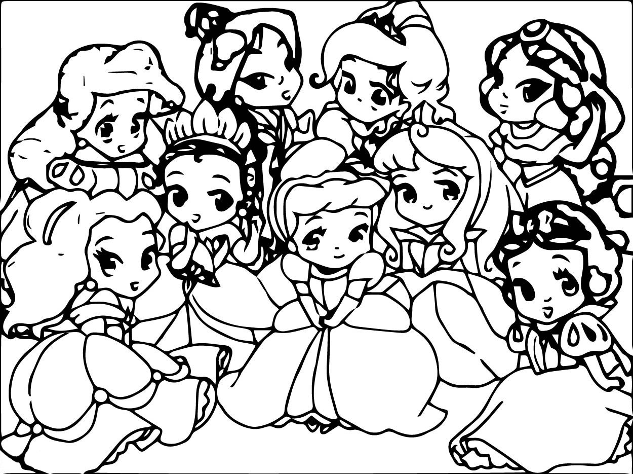 Disney Baby Princess Coloring Pages
 Cute Coloring Pages Best Coloring Pages For Kids