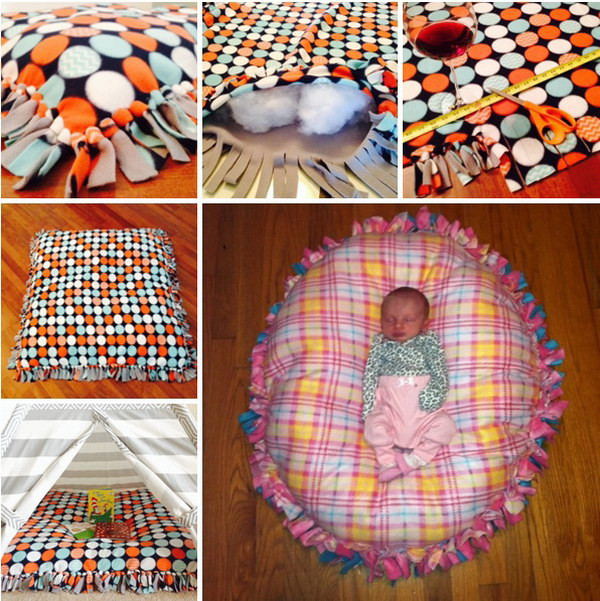 DIY Baby Pillows
 60 Simple & Cute Things Gifts You Can DIY For A Baby
