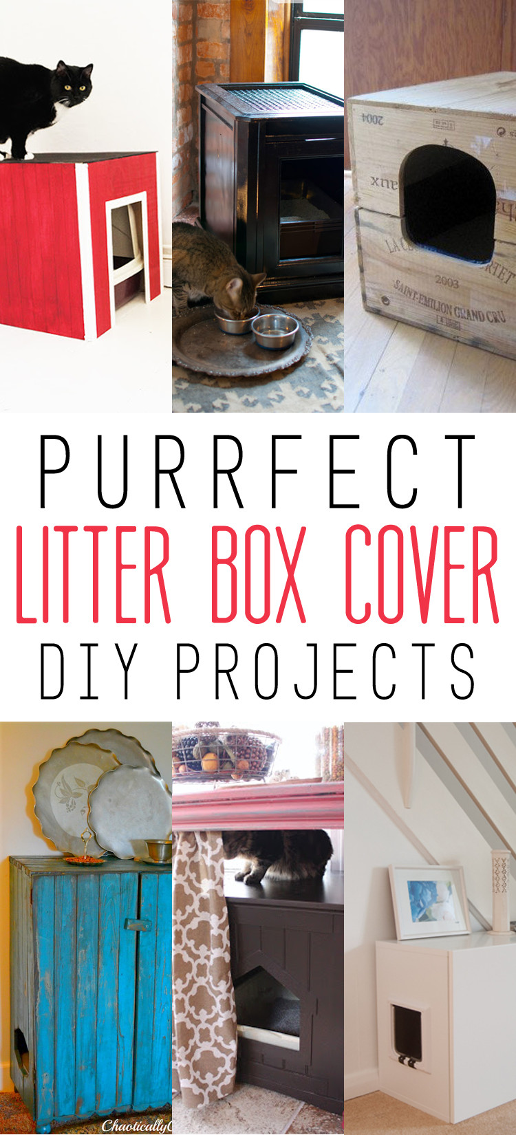 DIY Cat Litter Box Cover
 Purrfect Litter Box Cover DIY Projects