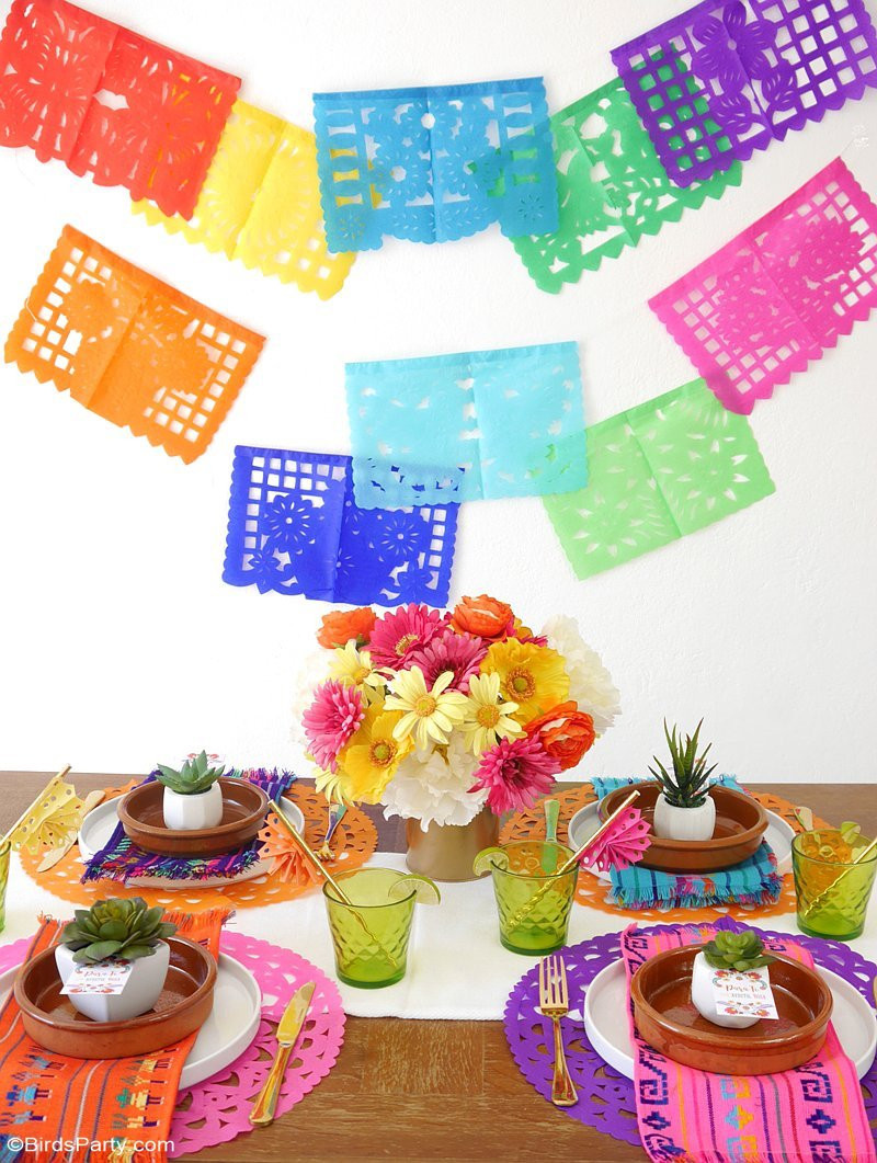 Diy Cinco De Mayo Decorations
 A Colorful Cinco de Mayo Mexican Fiesta Party Ideas