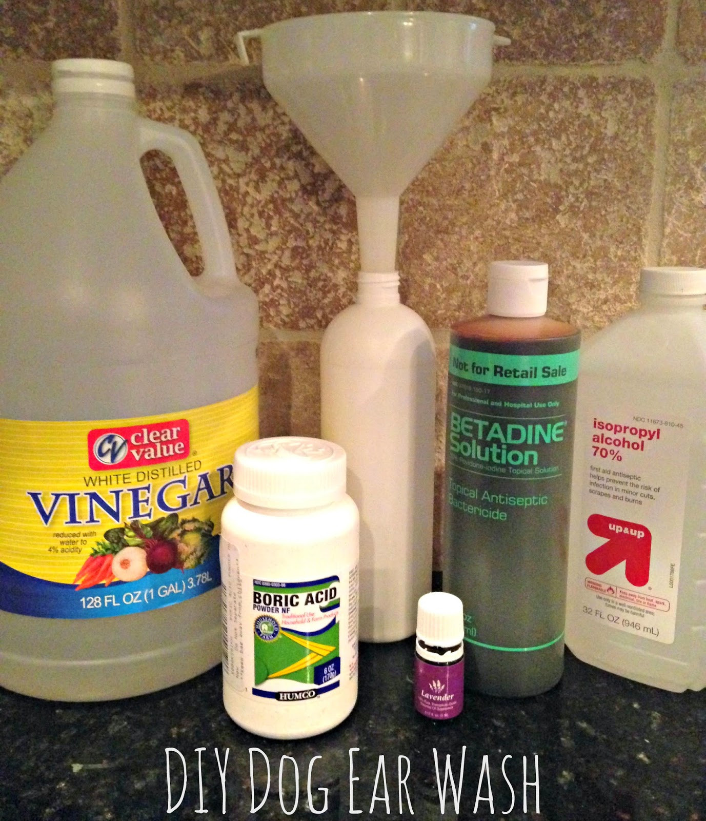 DIY Dog Ear Wash
 The Chenry Show DIY Dog Ear Infection Cleaner