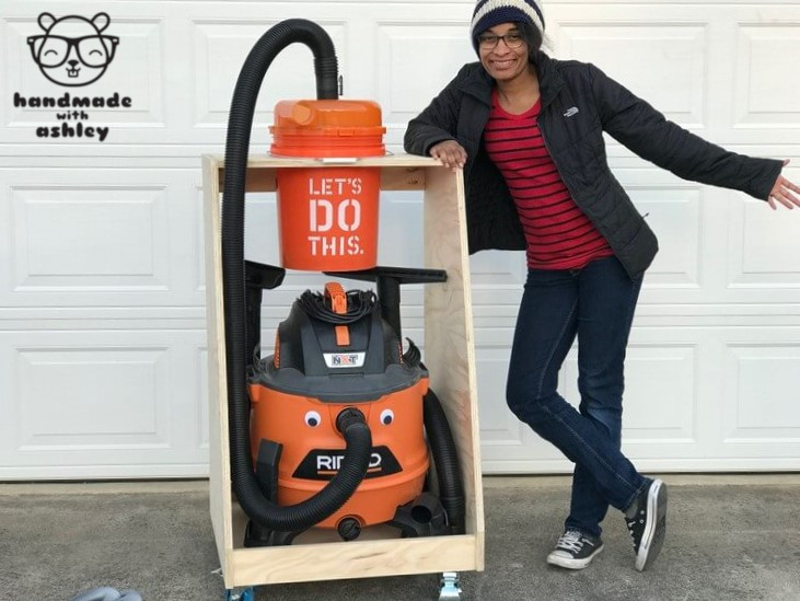 DIY Dust Collector Plans
 Dust Collection Cart for a Shop Vac and Dustopper