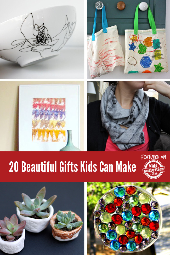 DIY Gifts For Kids To Make
 20 Beautiful Gifts Kids Can Make