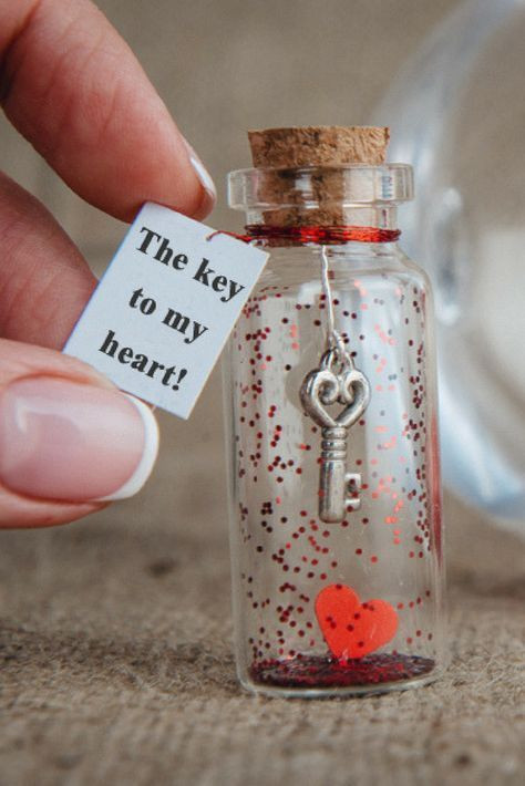 DIY Gifts That Say I Love You
 Valentines Day Anniversary t for girlfriend The key to