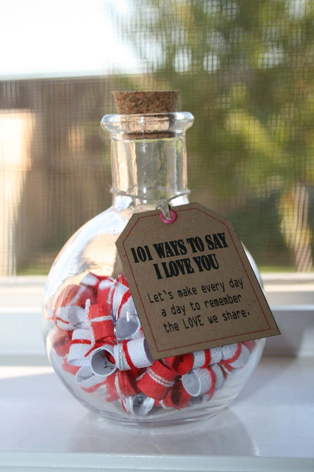 DIY Gifts That Say I Love You
 Anniversary t "101 Ways to say I Love You " Unique