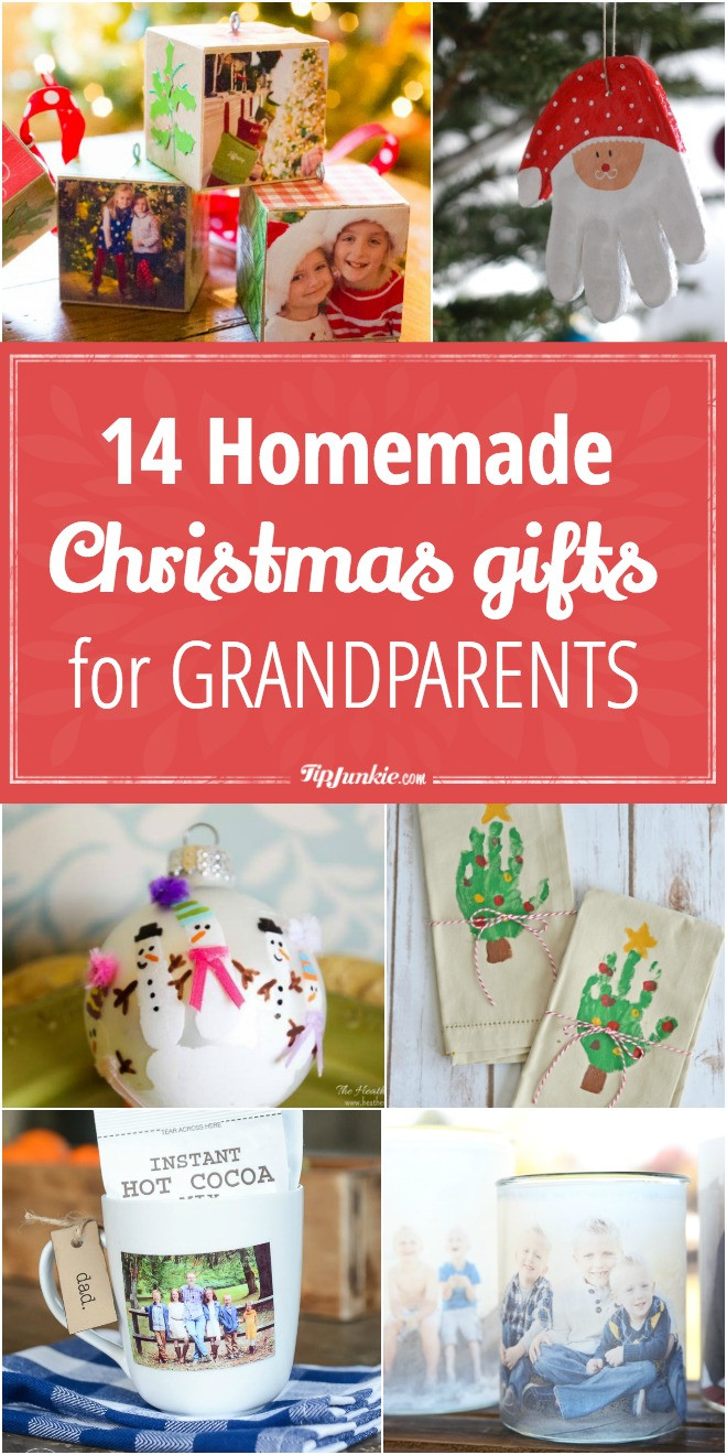 DIY Grandparent Gifts
 14 Homemade Christmas Gifts for Grandparents – Tip Junkie