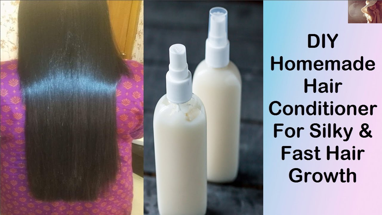 DIY Hair Softener
 DIY Homemade Hair Conditioner For Silky & Fast Hair Growth