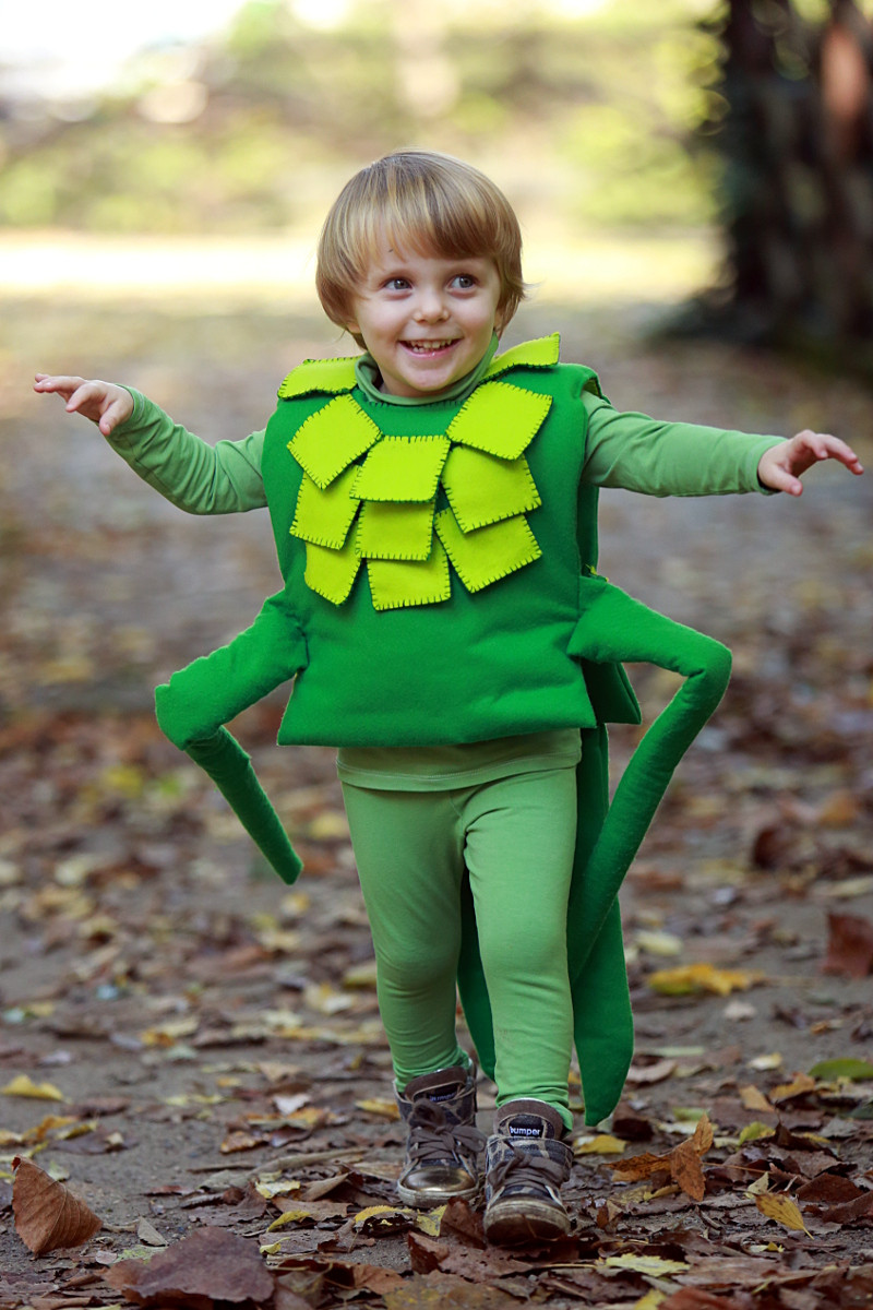 DIY Halloween Costumes For Toddler
 Halloween kids costumes Pinocchio and cricket part IV