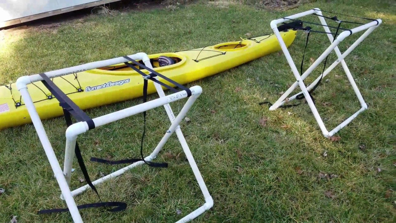 DIY Kayak Rack Pvc
 DIY Portable PVC kayak stand