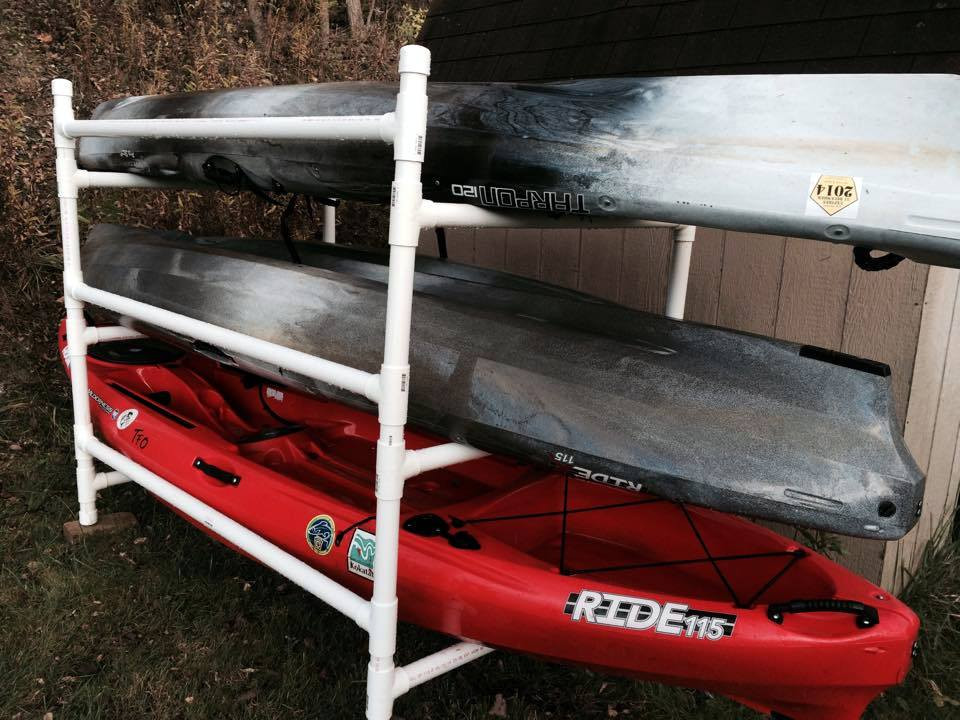 DIY Kayak Rack Pvc
 Build a simple kayak rack from PVC Kayak Fishing Instructor
