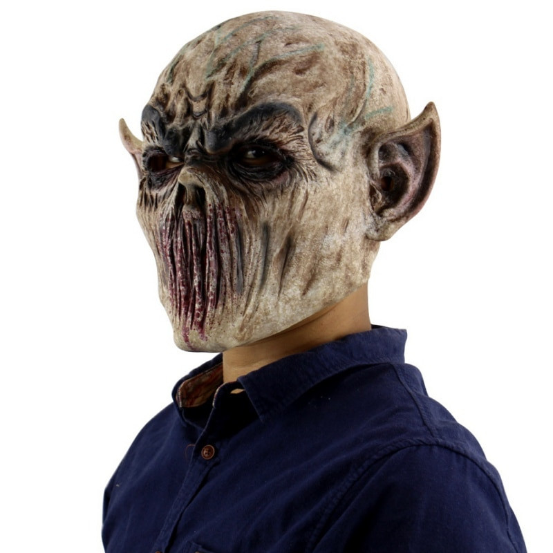 DIY Latex Mask
 2019 Halloween Mask Diy Latex Horrifying Mask With Hat For