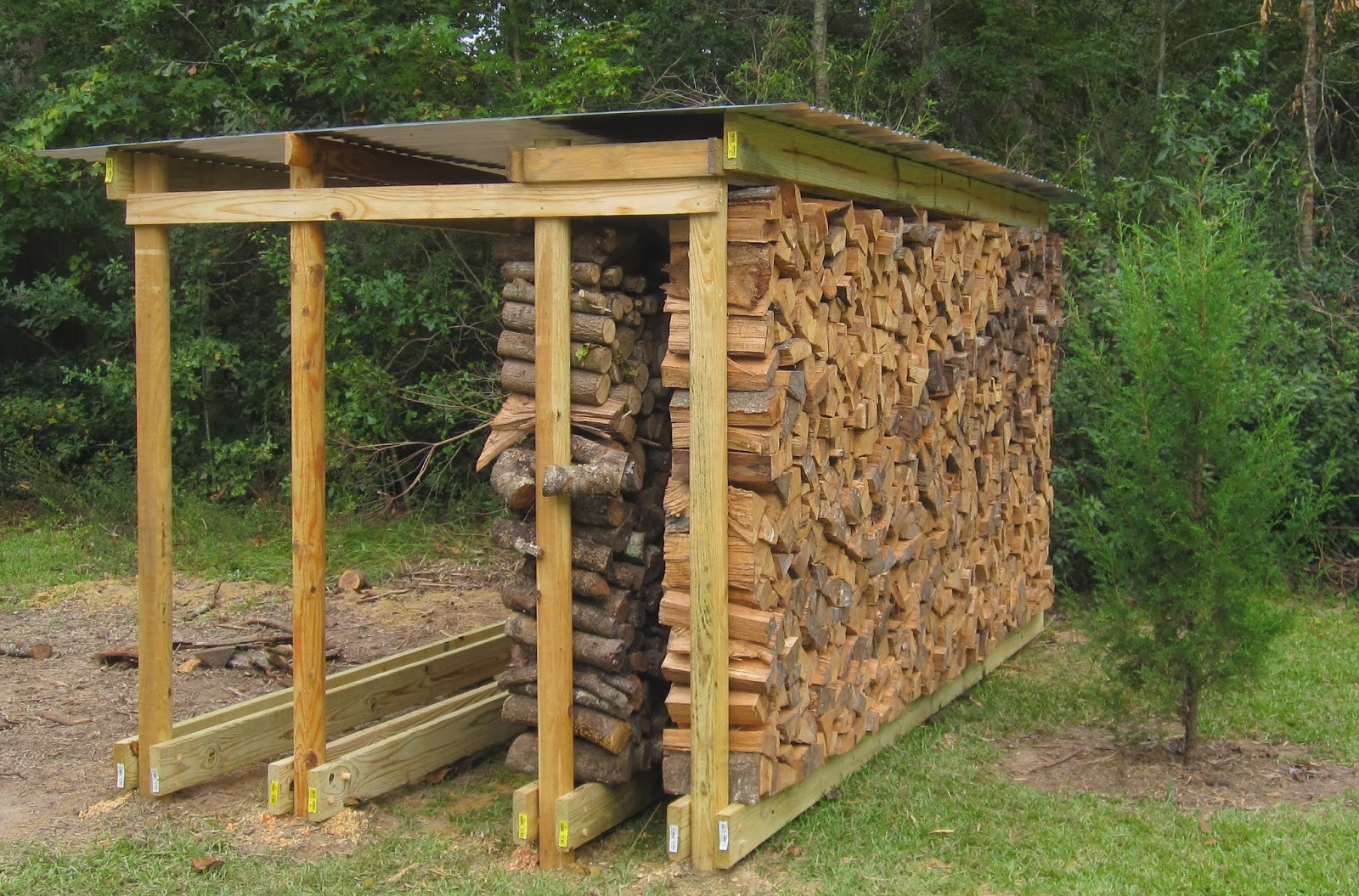DIY Log Rack
 14 Best DIY Outdoor Firewood Rack and Storage Ideas [ ]
