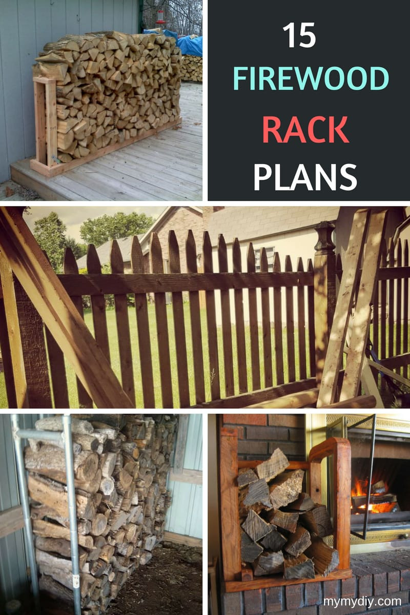 DIY Log Rack
 15 Dumb Simple DIY Firewood Rack Plans [2018 List
