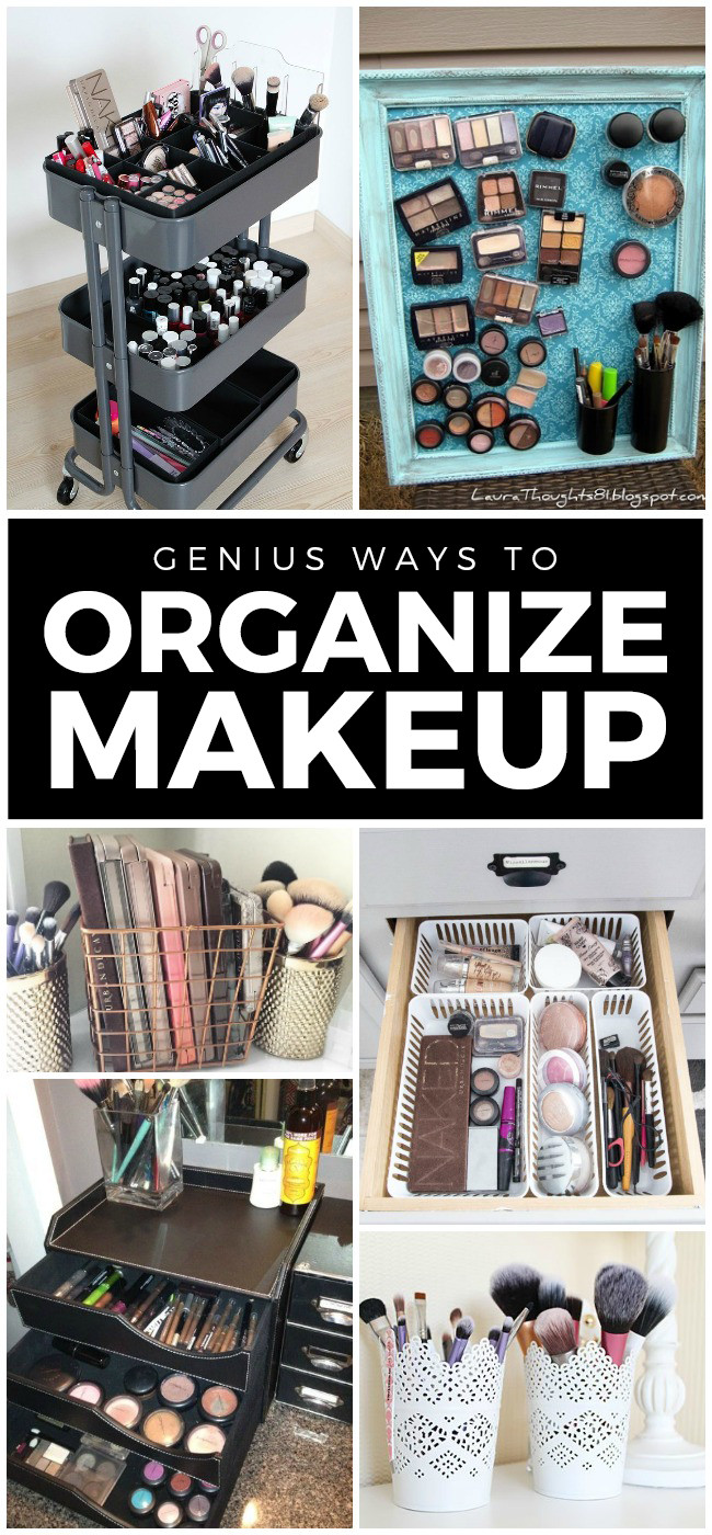 DIY Makeup Organizer Ideas Pinterest
 11 Genius Makeup Storage Ideas
