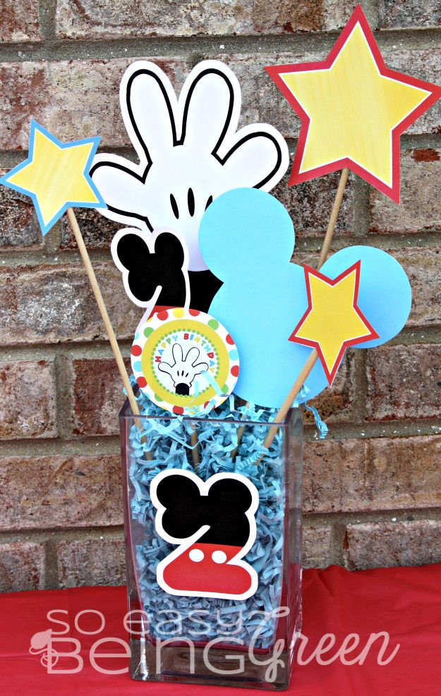 DIY Mickey Mouse Decorations
 It s a Mickey Mouse Birthday Party