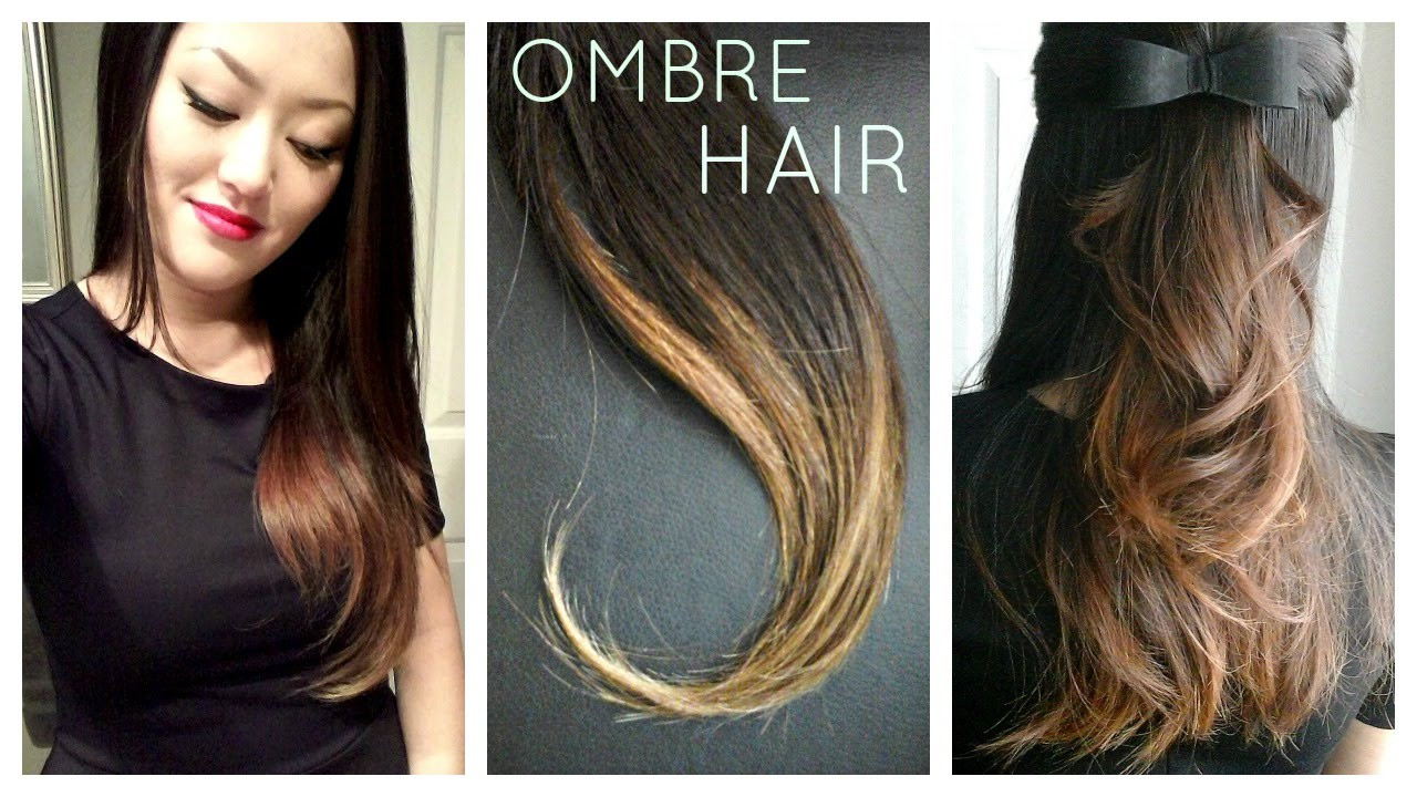 DIY Ombre Dark Hair Without Bleach
 DIY Ombre