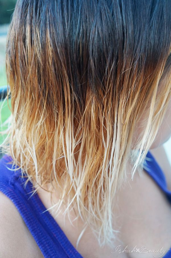 DIY Ombre Dark Hair Without Bleach
 DIY Ombre Bleach Dark Brown Hair to Blonde Without Too