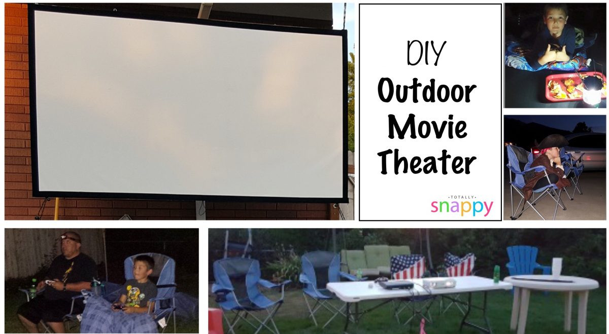DIY Outdoor Movie Theater
 DIY Outdoor Movie Theater Snappy Tots