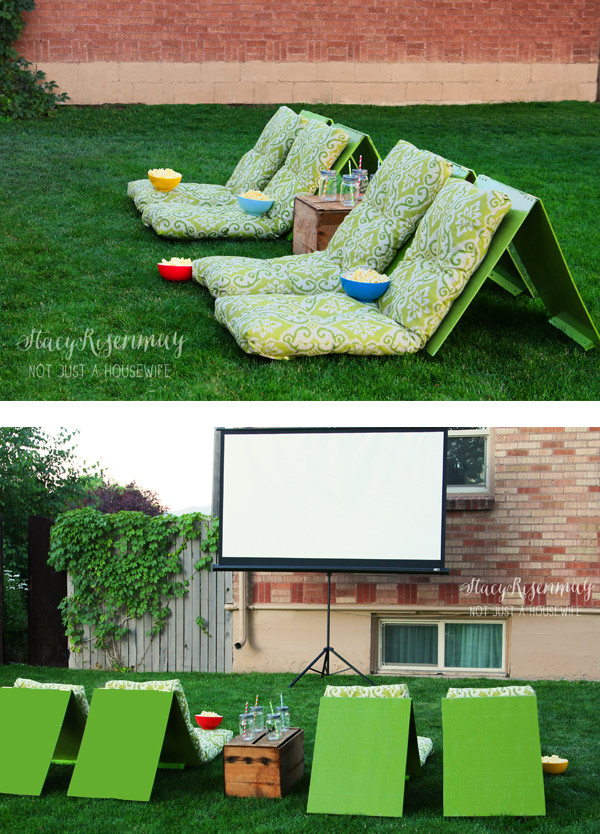 DIY Outdoor Movie Theater
 20 DIY Outdoor Projects The Idea Room