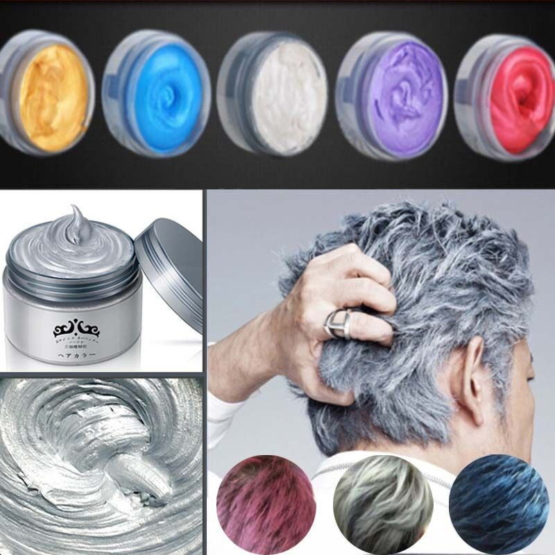 DIY Permanent Hair Dye
 DIY Super Dye Disposable Light Gray Hair Cream Color